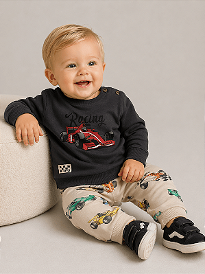 Conjunto Bebê Menino Up Baby Carros