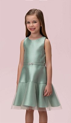 Vestido de Festa Infantil Petit Cherie Verde