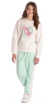 Conjunto Juvenil Feminino Moletom Fechado
