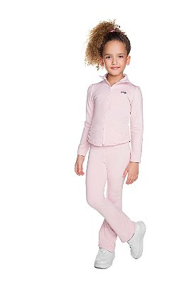 Conjunto Infantil Feminino Térmico Fit Rosa