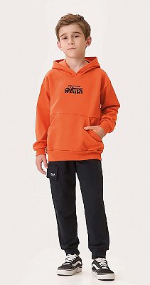 Conjunto de Frio Masculino Moletom Capuz e Bolso