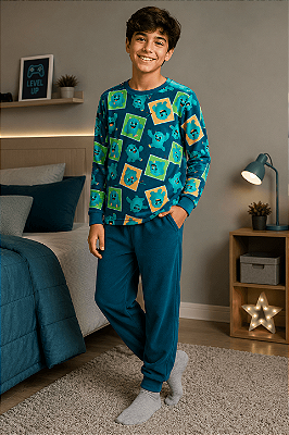 Pijama Infantil Soft Menino e Menina Quentinho
