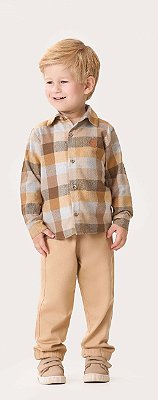 Camisa Xadrez Infantil Masculina Dila