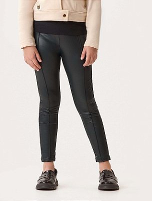 Legging Infantil Térmica Montaria Preta
