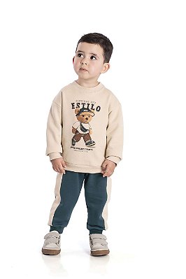 Conjunto Infantil Moletom Fechado Nini Bambini