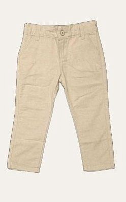 Calça Juvenil Masculina Linho Bolso Faca