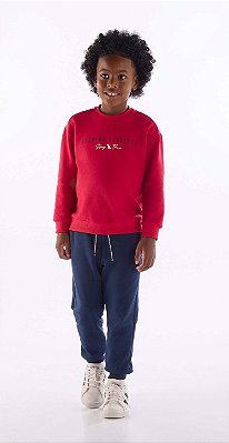 Conjunto Juvenil Masculino Moletom Macio