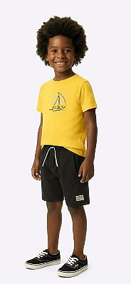 Conjunto Infantil Masculino Bermuda e Camiseta