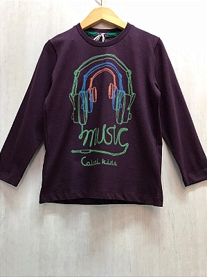 Camiseta Infantil Manga Longa da Colcci