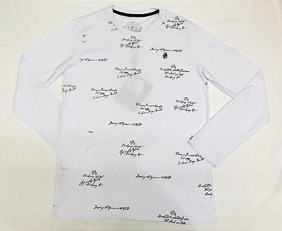 Camiseta Infantil Branca de Manga Longa da Colcci