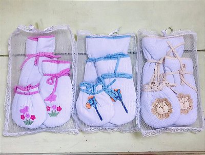 Kit Porta Mamadeira de Bebê Rosa Azul ou Bege da Hira-Imi