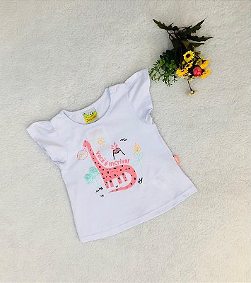 Blusa de Bebê Infantil 100% Algodão da Nini Bambini