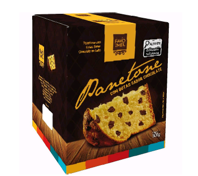 Panetone c/ gotas de Chocolate 500g