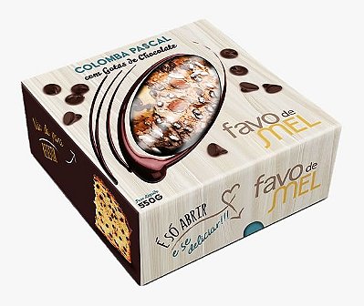 Colomba Pascal 550 g Com Gotas de Chocolate