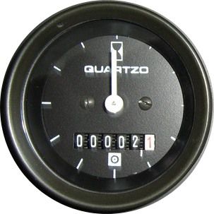 Horímetro 12/24V - Preto - ø52mm |UNIVERSAL|