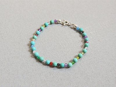 PULSEIRA BABY HOWLITA E PEDRAS HOWLITA