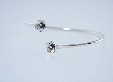 PULSEIRA VIOLETA DUPLA PRATA