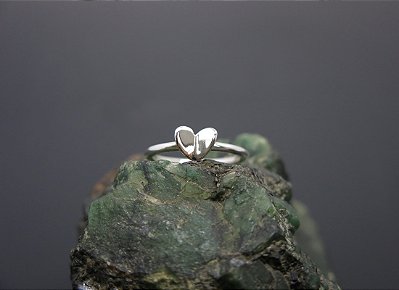 ANEL CORAÇÃO MOVIMENTO SÓ PRATA PRATA