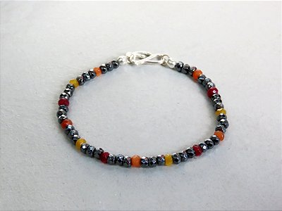 PULSEIRA HEMATITA E PEDRAS VARIADAS