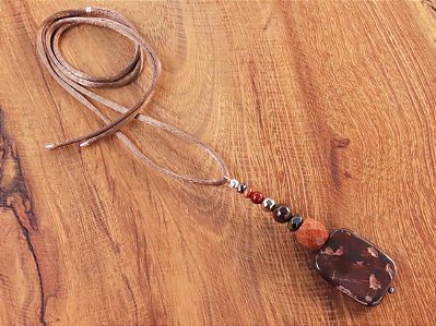 PÊNDULO JASPE E GOLDSTONE