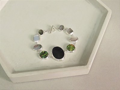 PULSEIRA 9 CAIXAS ABALONE E MADREPÉROLA