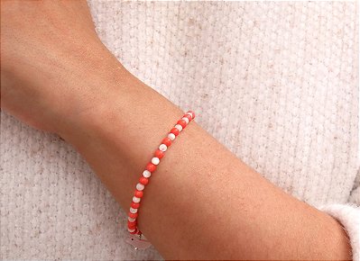 PULSEIRA ÁGATA PEAU D'ANGE COM PASSARINHO