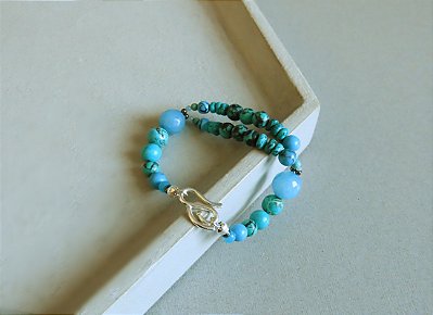 PULSERIA EXÓTICA I ÁGATA E HOWLITA