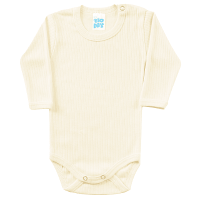 Body Bebê Canelado Tio Dey Manga Longa Avulso