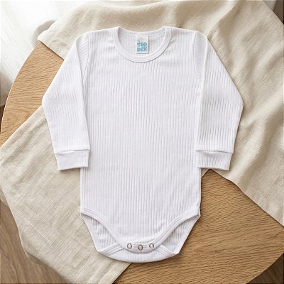 Body Infantil Canelado Tio Dey Manga Longa Avulso
