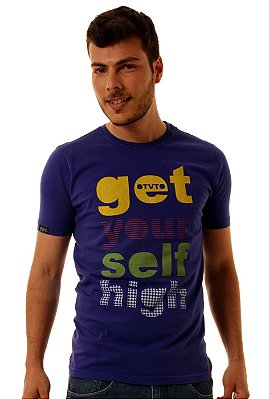 Camiseta Oitavo Ato Get Your Self Azul