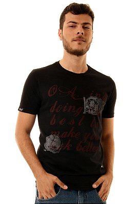 Camiseta Oitavo Ato Better Preto Reativo