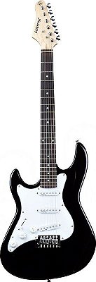 Guitarra Strinberg Stratocaster Egs216 Preta Canhota