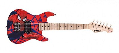 Guitarra infantil Homem Aranha Linha Marvel PHX GMS - K1