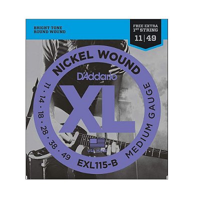 ENCORDOAMENTO PARA GUITARRA EXL115-B 011-049 - D'ADDARIO