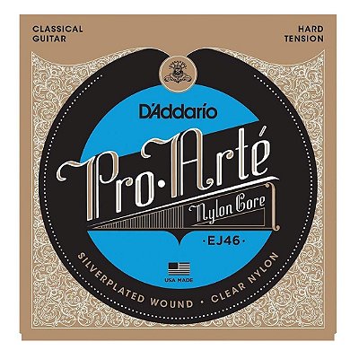 ENCORDOAMENTO PARA VIOLÃO NYLON EJ46 TENSÃO ALTA - D'ADDARIO