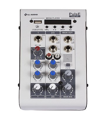 Mesa de Som LL audio Pulse302 - 3 canais/Bluetooth
