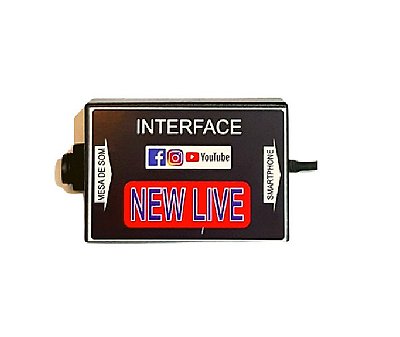 Interface de Áudio Para Gravação Com 1 Canal - New Live