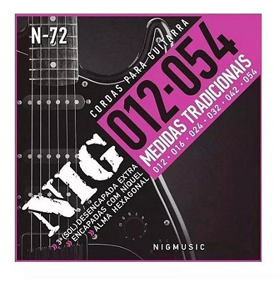 Encordoamento NIG Guitarra 0.12 N72