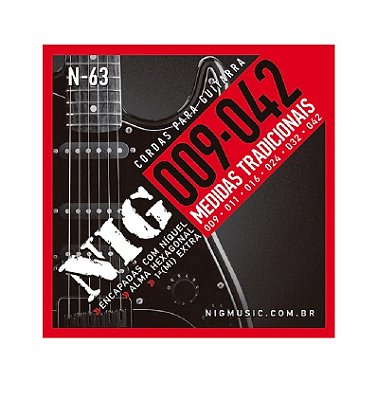 Encordoamento Nig Para Guitarra 009 N63