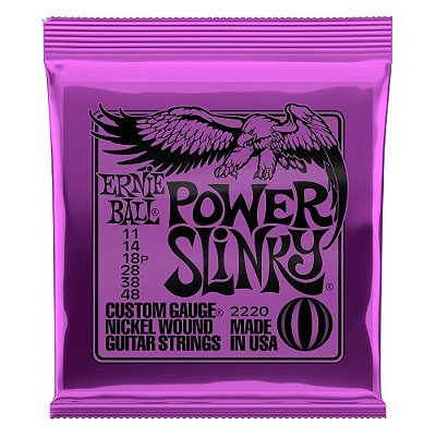 Encordoamento Ernie Ball Para Guitarra 0.11 Power Slinky