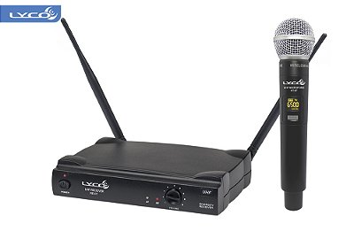 Microfone Lyco Sem Fio UHF UH07M