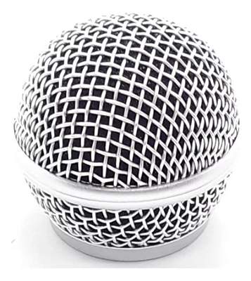 Globo de Microfone Metálico Modelo SM58 - Soundvoice