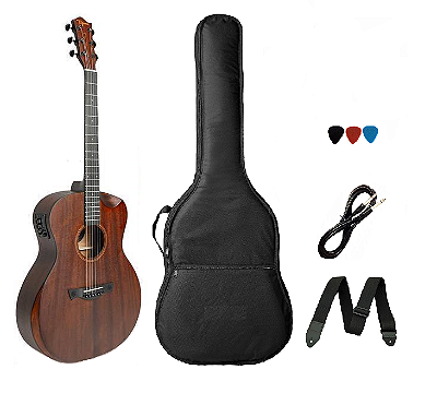 Kit Violão Aço Elétrico Tagima Detroit Gran Reserva