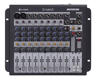 Mesa de som LL Starmix 1002 10 canais