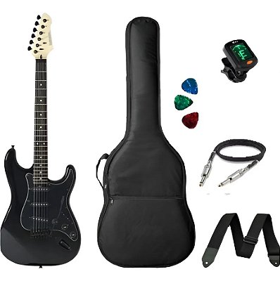 Kit Guitarra Strinberg Rockwave Rw50 BK