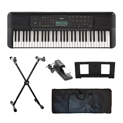 Kit Teclado portátil Yamaha PSR-e283 para iniciantes