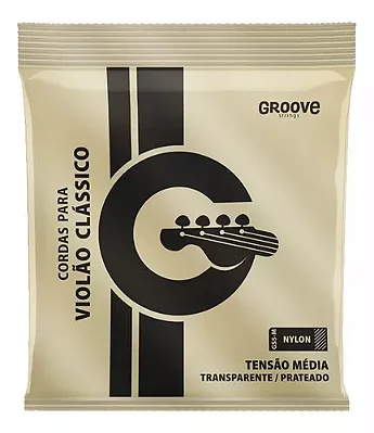 Encordoamento Groove Para Violão Nylon Gs5m Tensão Média