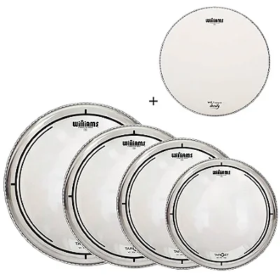 Kit de Peles para Bateria Wlliams 10 x 12 x 14