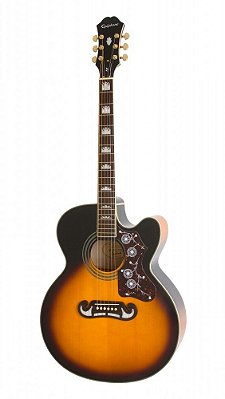 Violão Epiphone EJ-200 CE Gold Vintage Sunburst