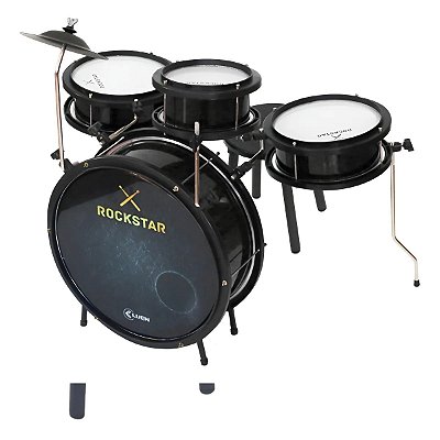 Bateria Infantil Luen Rock Kids Preta